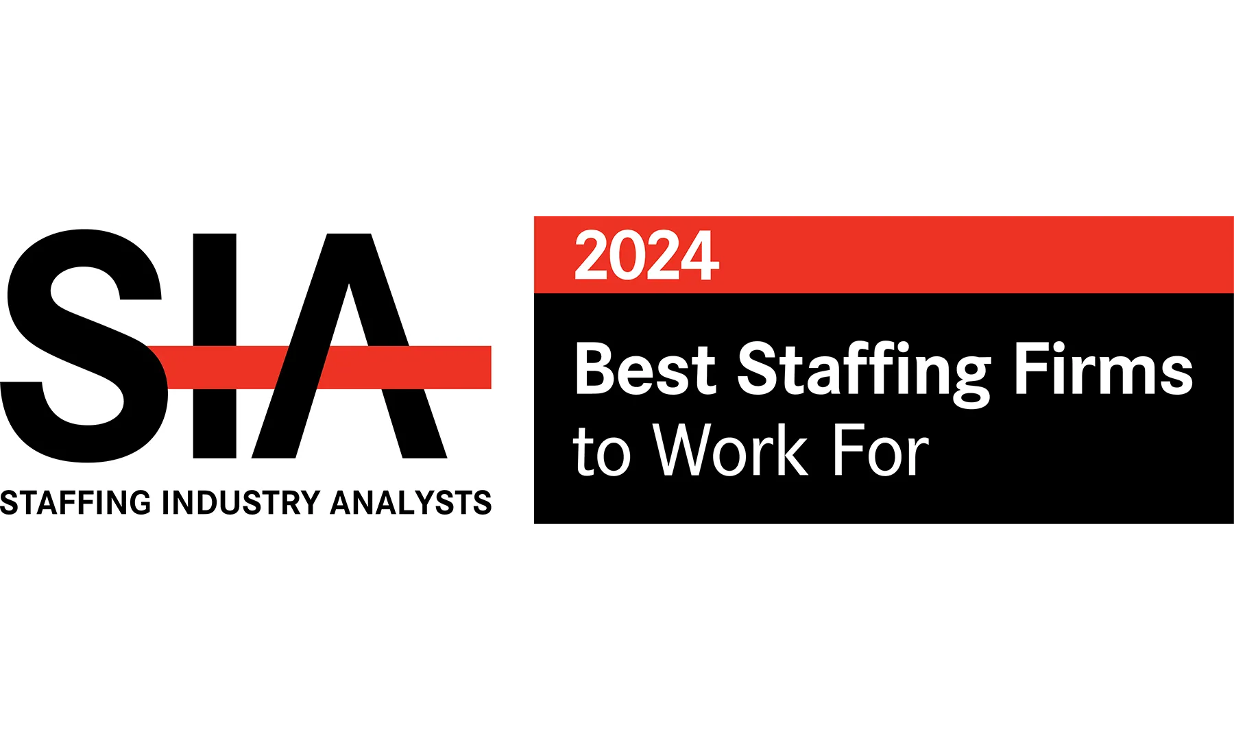 SIA 2024 Best Staffing Firms to Work For
